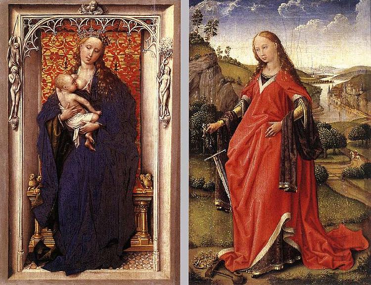 Rogier van der Weyden Diptych oil painting image